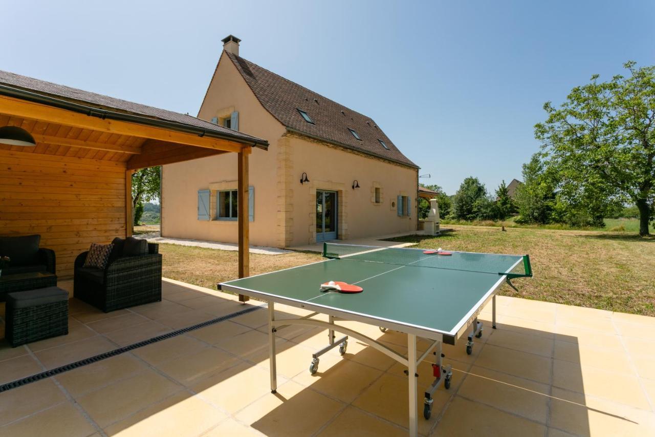 Luxury 3 Bed Home With Heated Swimming Pool Air Con And Boules Pitch Salignac-Eyvigues Exterior foto